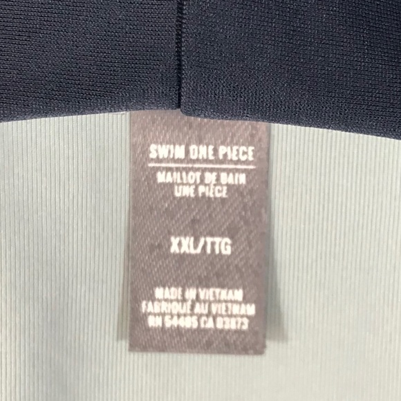 NWOT AERIE super scoop one piece swim navy reverse - Picture 7 of 8